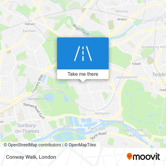 Conway Walk map