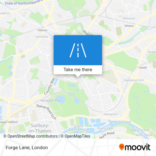 Forge Lane map