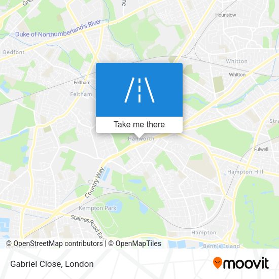 Gabriel Close map