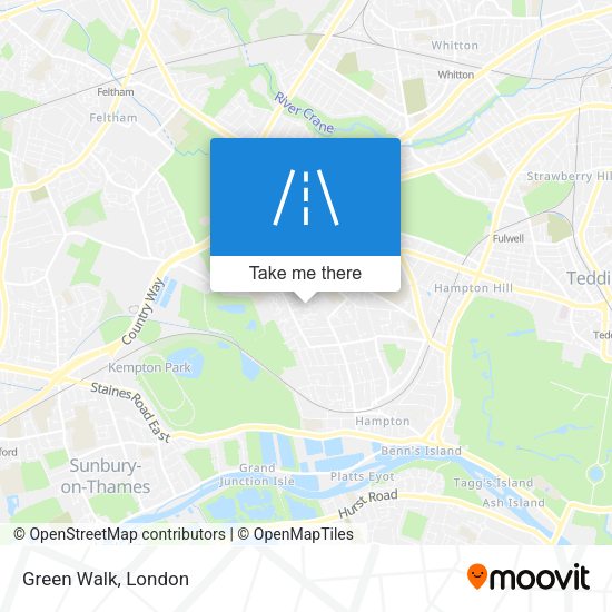 Green Walk map