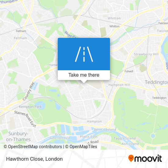 Hawthorn Close map