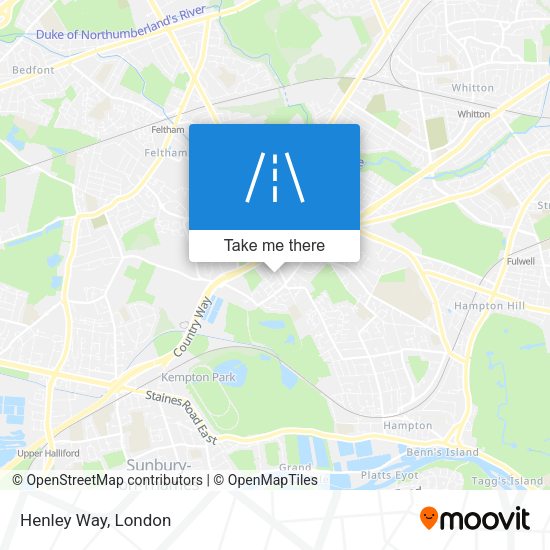 Henley Way map