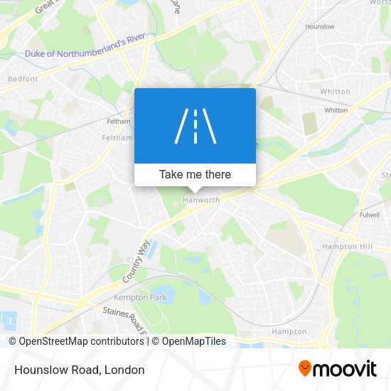 Hounslow Road map