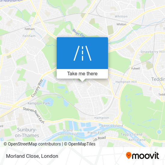 Morland Close map