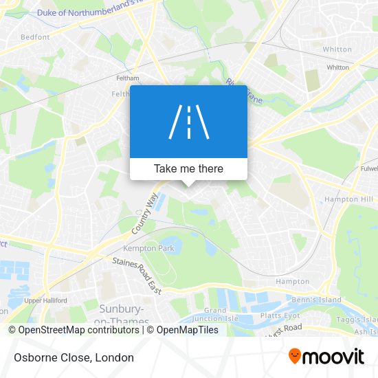 Osborne Close map
