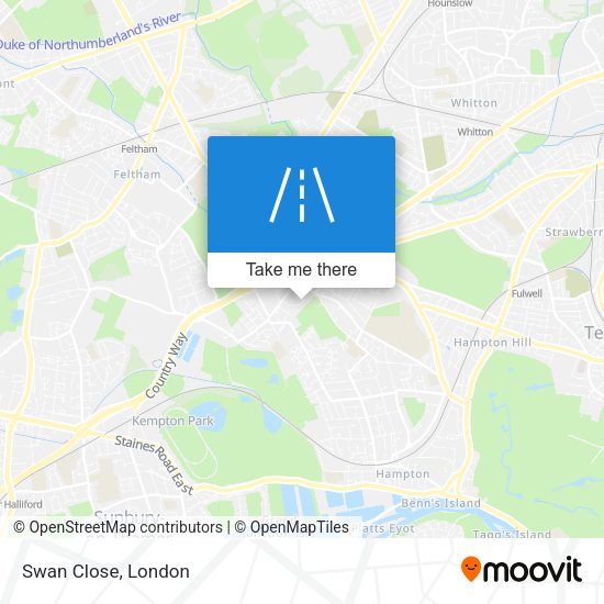 Swan Close map