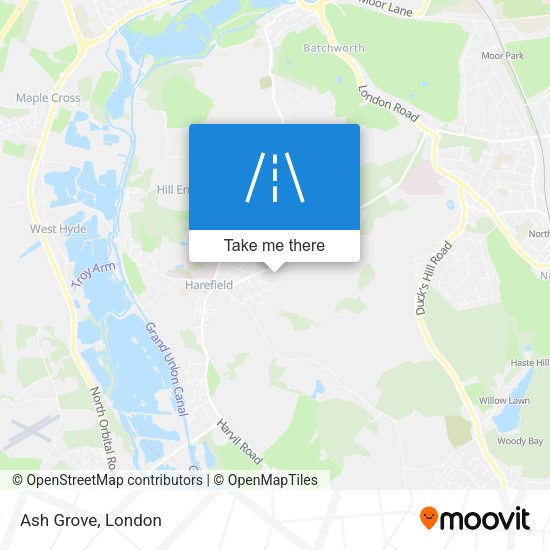 Ash Grove map