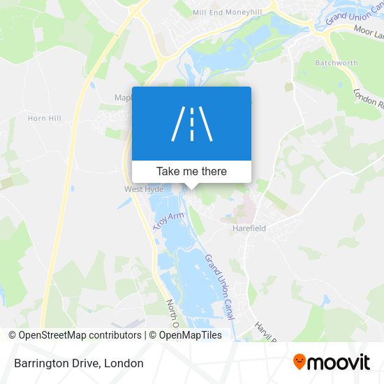 Barrington Drive map