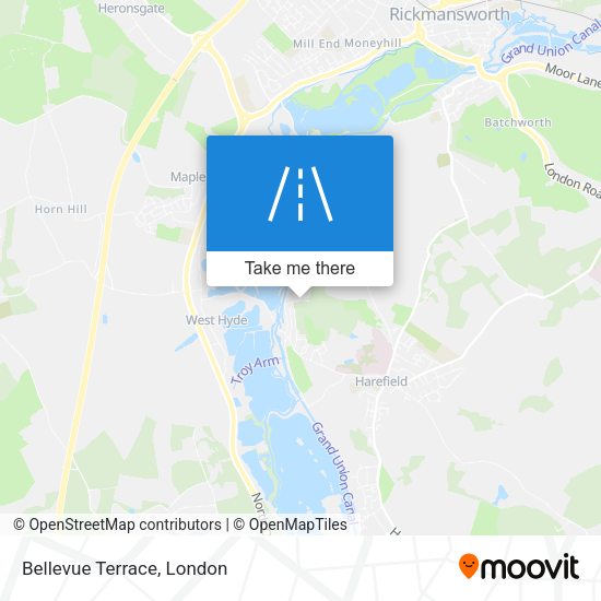 Bellevue Terrace map