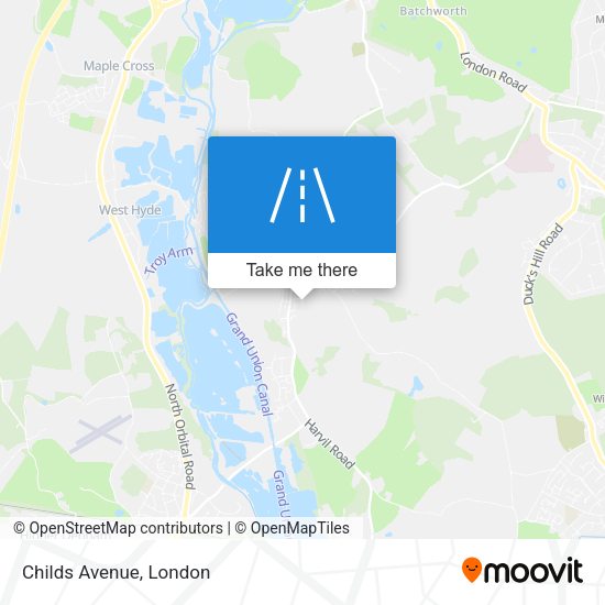 Childs Avenue map