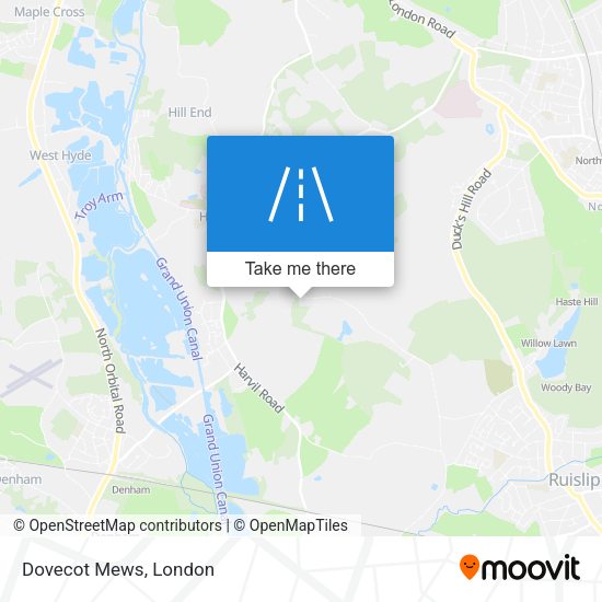 Dovecot Mews map