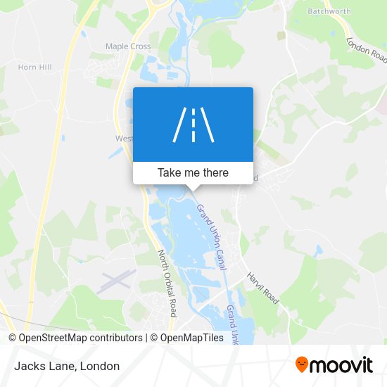 Jacks Lane map
