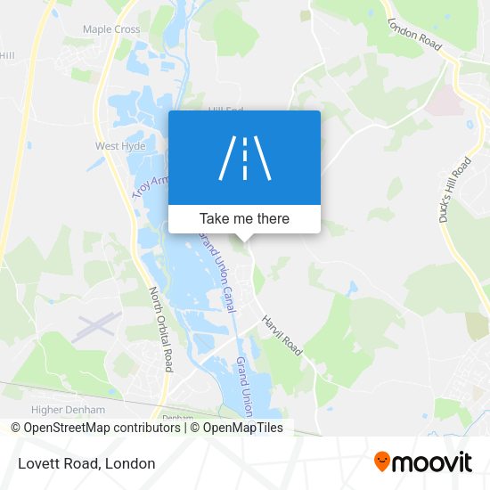 Lovett Road map