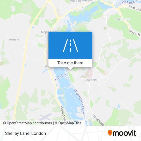 Shelley Lane map
