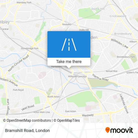 Bramshill Road map