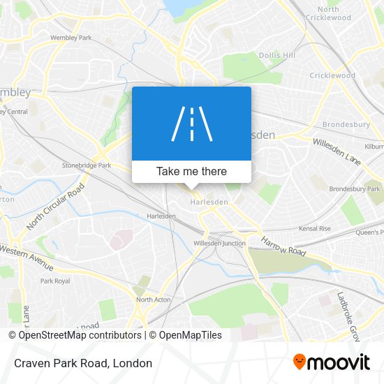 Craven Park Road map