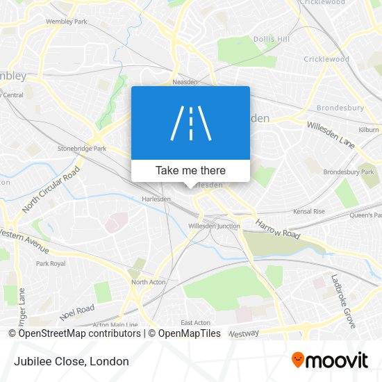 Jubilee Close map