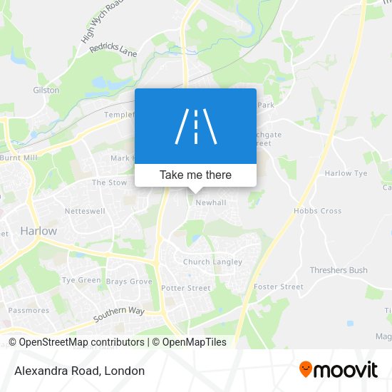 Alexandra Road map