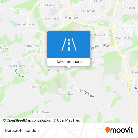 Berecroft map