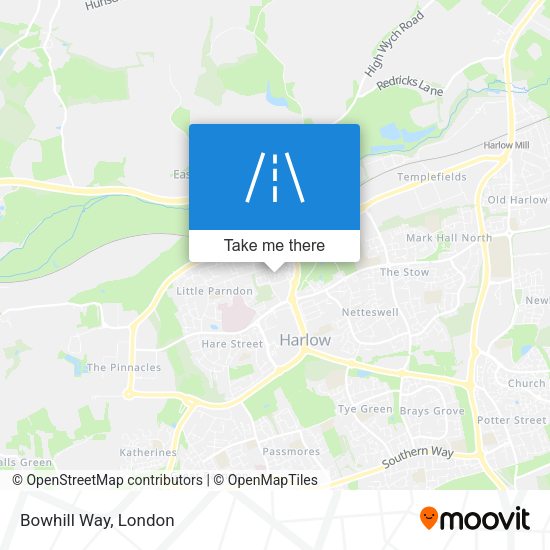 Bowhill Way map