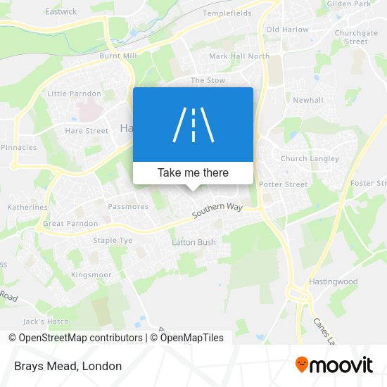 Brays Mead map