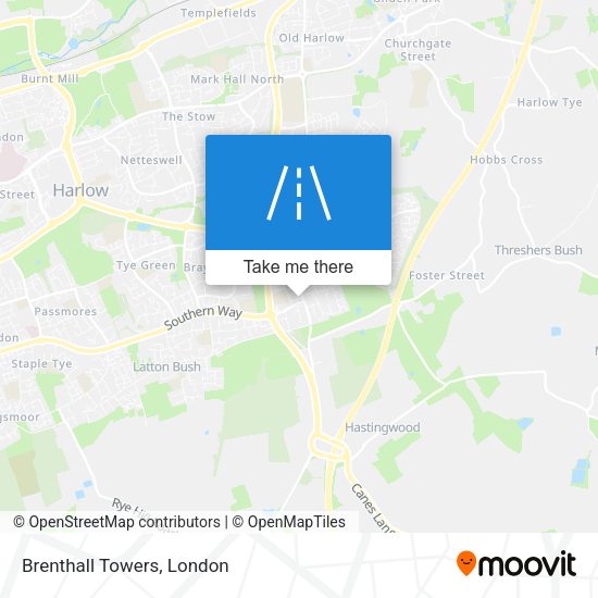 Brenthall Towers map