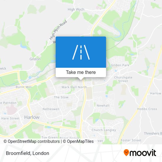 Broomfield map