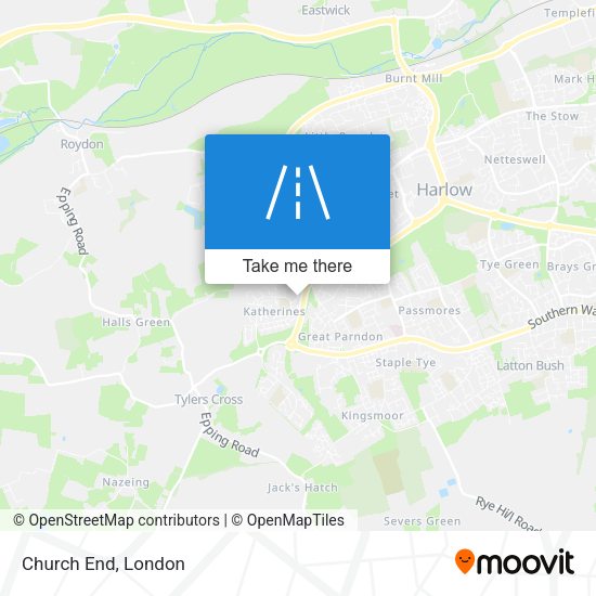 Church End map