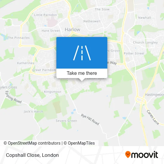 Copshall Close map