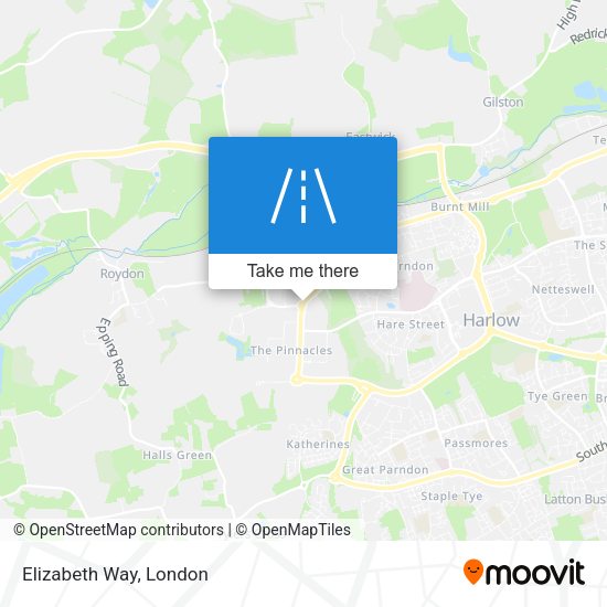 Elizabeth Way map