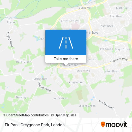 Fir Park; Greygoose Park map