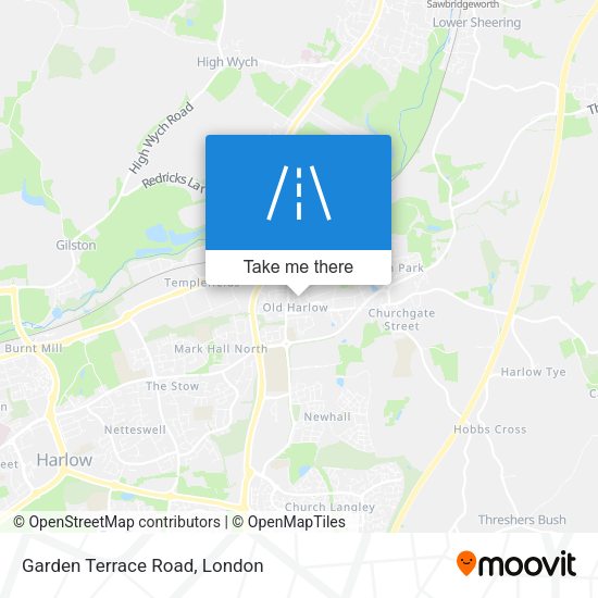 Garden Terrace Road map