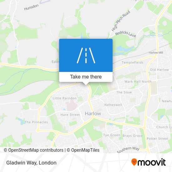 Gladwin Way map