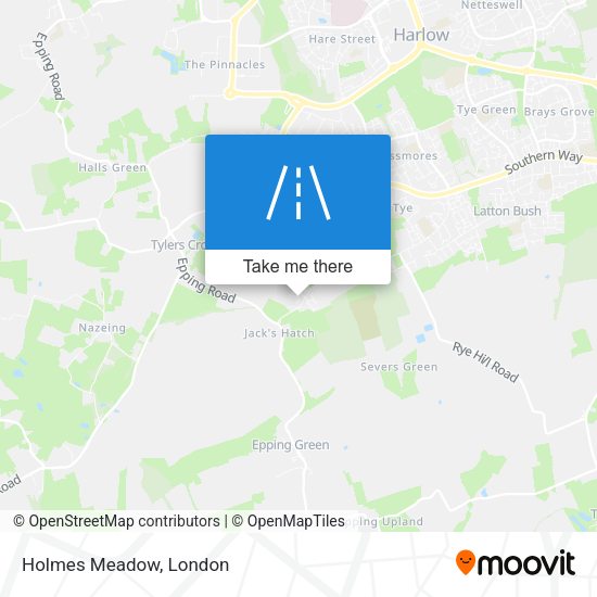 Holmes Meadow map
