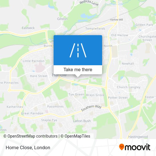 Home Close map