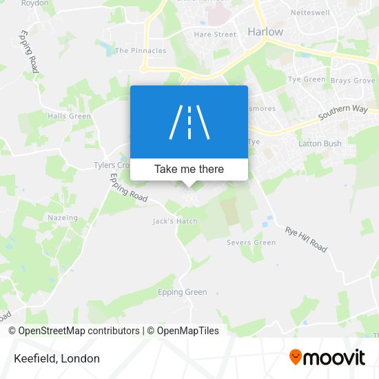 Keefield map