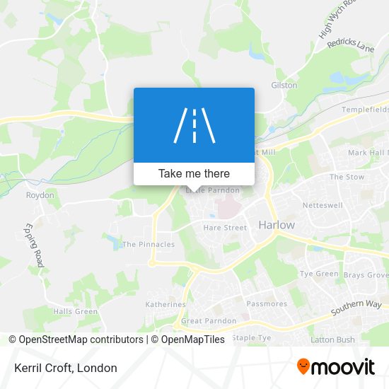 Kerril Croft map