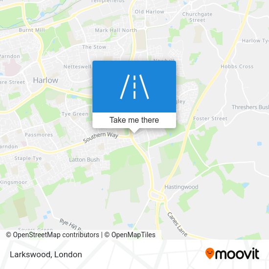 Larkswood map