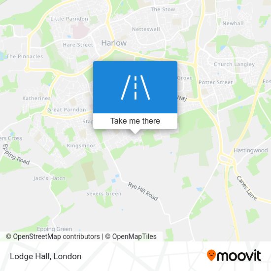 Lodge Hall map