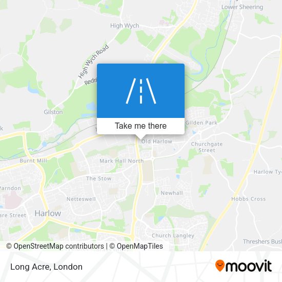 Long Acre map