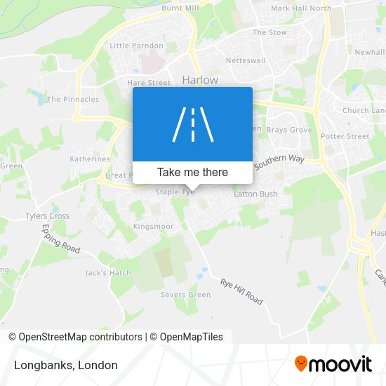 Longbanks map