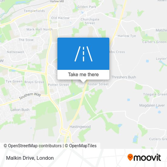 Malkin Drive map