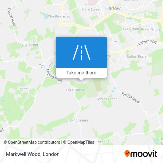 Markwell Wood map