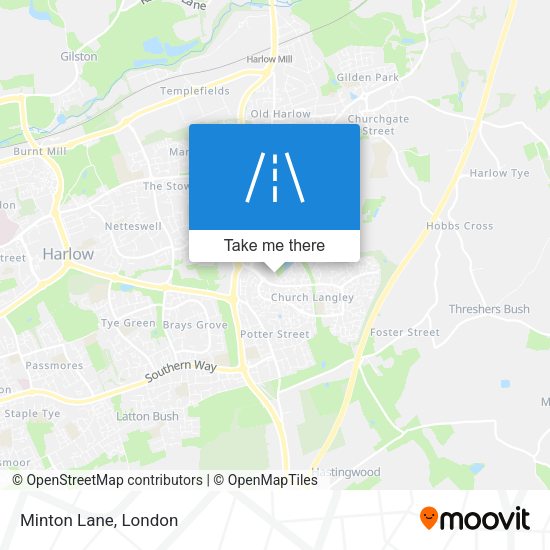 Minton Lane map