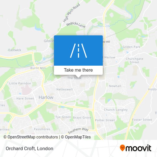 Orchard Croft map