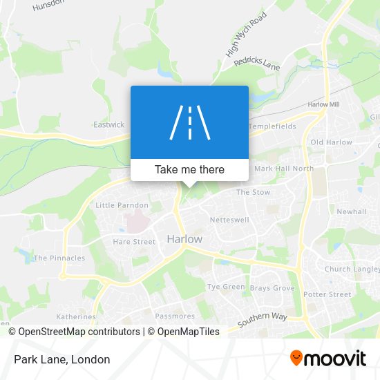 Park Lane map