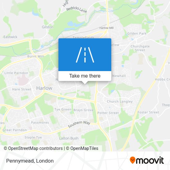 Pennymead map