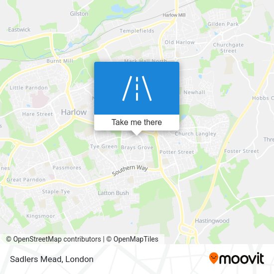 Sadlers Mead map