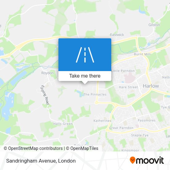 Sandringham Avenue map
