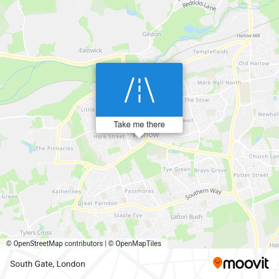 South Gate map
